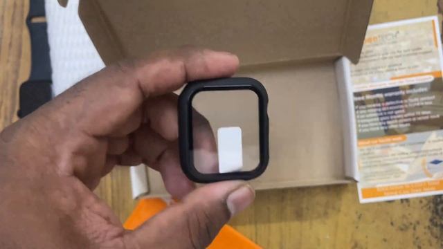 OpenTech® Hard Matte Protection Case with Screen Protector || Apple Watch SE2 44mm (Black Case) смотреть онлайн