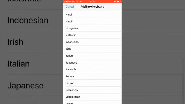 How to add a new language keyboard on your iphone IOS 11 смотреть онлайн