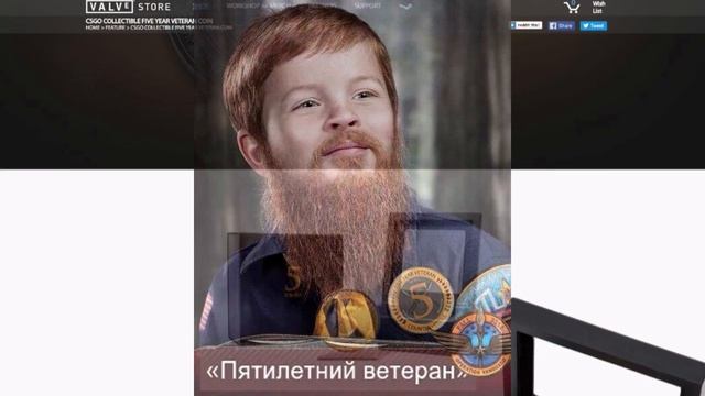 CS:GO - Продажа медальки "Пятилетний ветеран" за 45$ смотреть онлайн