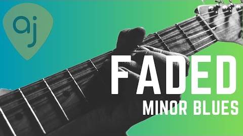 Faded Slow Minor Blues Jam Guitar Backing Track (E Minor - 176 BPM)