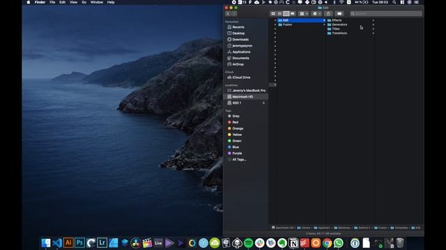 How to Install Titles and Macros in Davinci Resolve (MAC) смотреть онлайн