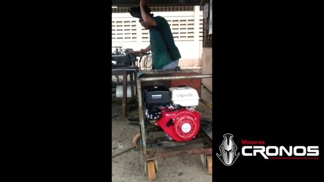 Generador Soldador reparado con reemplazo de motor Cronos 190F de 15 hp смотреть онлайн