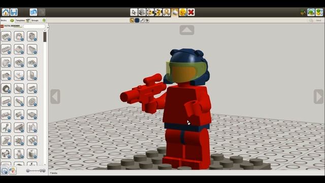 Creating a minifigure with LEGO Digital Designer 4.3 смотреть онлайн