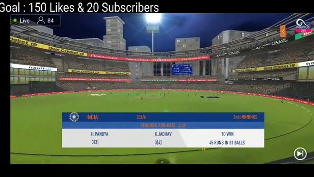 Run chase World cup finals 2011 India vs Sri Lanka Recreate moments real cricket 19 Expert mode Gam смотреть онлайн