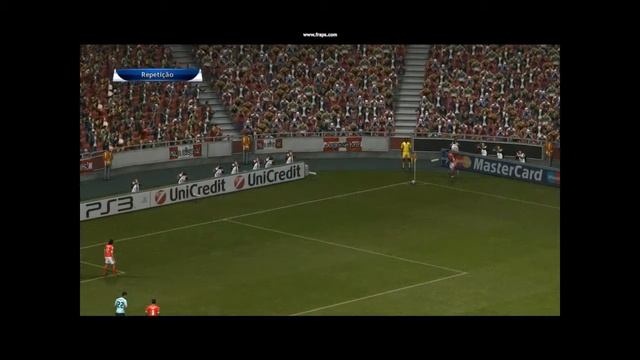 Golos contra o Barcelona Hulk e Lavezzi [PES 2011] смотреть онлайн