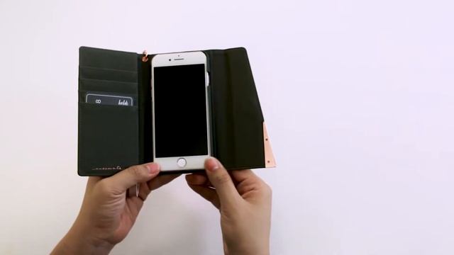 Case-Mate iPhone 8 三つ折 手帳型 ケース 4.7インチ (iPhone 7/iPhone 6s/6) 本革 レザー フォリオ リストレット カード収納 スタンド機能 ローズゴール смотреть онлайн