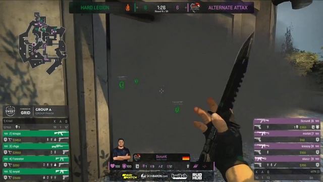 Hard Legion vs ATN aTTaX - HomeSweetHome Cup - bo1 - de_overpass [PCH3LK1N & Anishared] смотреть онлайн
