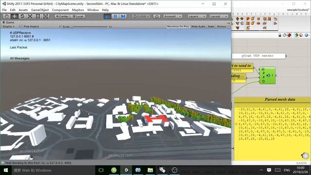 [teaser]Smart City Design Tool (3D) - Mapbox Unity sdk & OSC connection with Grasshopper смотреть онлайн