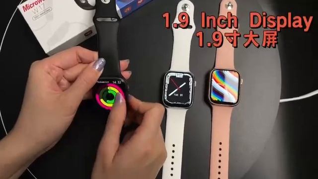 🇨🇳 MODEL: W17 SERIES 7 MICROWEAR 1.9 INCH FULL HD SMART WATCH смотреть онлайн