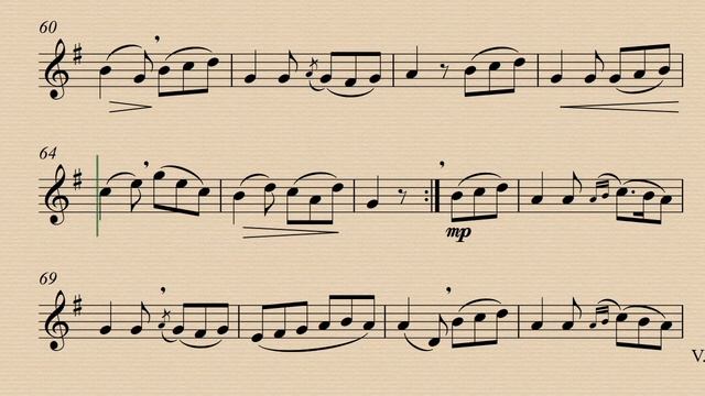 40 Little Pieces - 36 to 40 - Louis Moyse - Backing tracks for flute смотреть онлайн