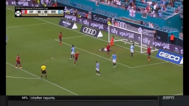 Bayern Munich 1-0 Manchester City - Shabani 15' смотреть онлайн