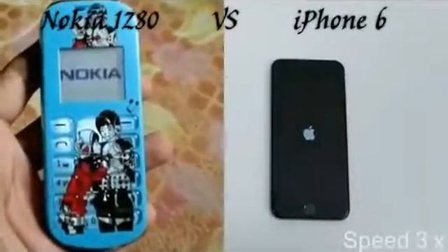 iPhone 6 vs Nokia 1280 Which one faster смотреть онлайн