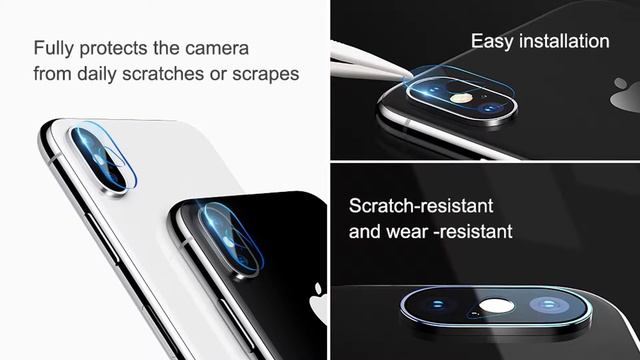 Tempered Lens Film Camera Coil Protector For iPhone X/8/8plus смотреть онлайн