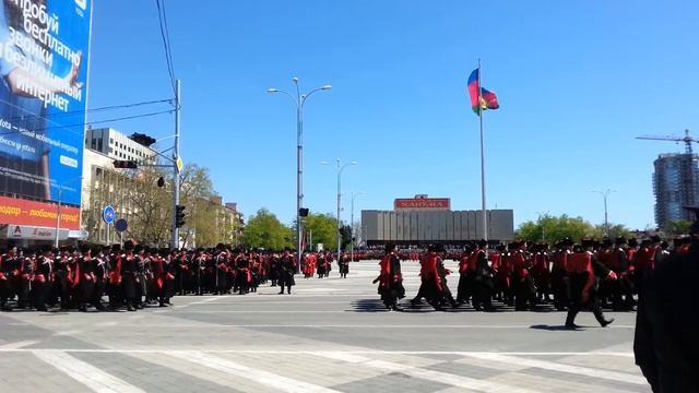 Парад казаков в Краснодаре смотреть онлайн