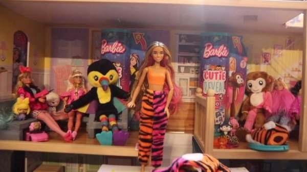 NEW Barbie Cutie Reveal Tiger UNBOXING jungle series/barbie cutie Tigre