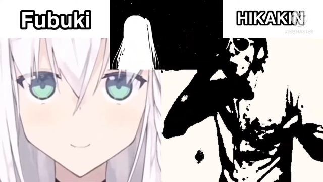 Fubuki vs HIKAKIN?? ボイパ対決 Bad Apple!!【動画版】 смотреть онлайн