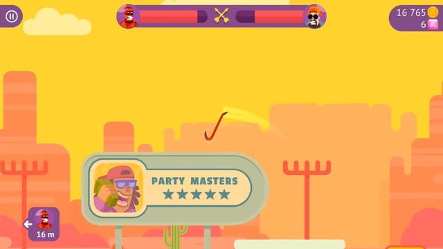 Bowmasters: Gameplay Walkthrough Part 9 - Reddish Normal Tournament! (iOS, Android) смотреть онлайн