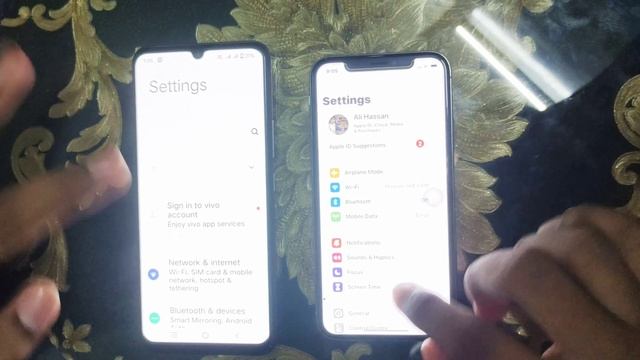 VIVO V20 VS IPHONE X ALL TEST | ANDROID VS IPHONE | The naveed decoration| смотреть онлайн