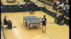 Jacques Secrétin   Stellan Bengtsson   European Table Tennis TOP 12  1981
