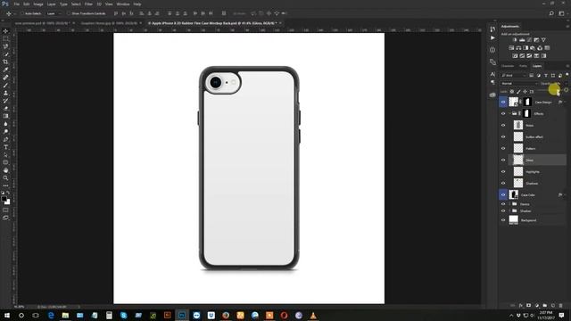 Customize 2d Rubber Flex Case Mockup Back View PSD Template смотреть онлайн