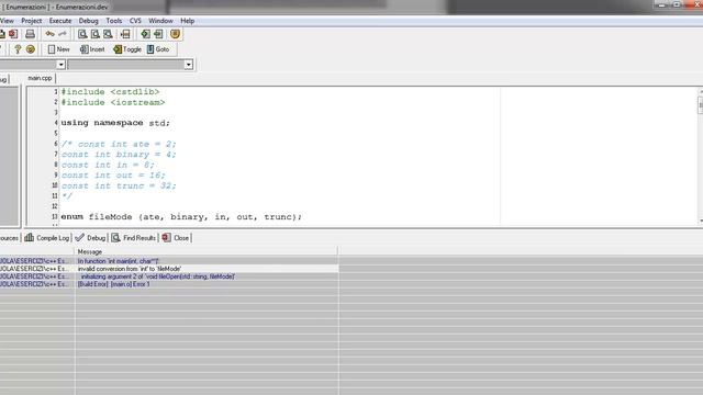 Corso C++ ITA 24 Espressioni come ios::binary|ios::in svelate - prima parte смотреть онлайн