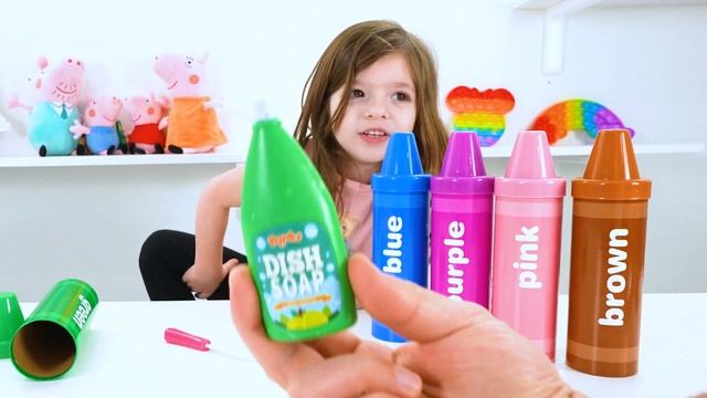 Best Learning Video for Toddlers Learn Colors with Crayon Surprises! смотреть онлайн