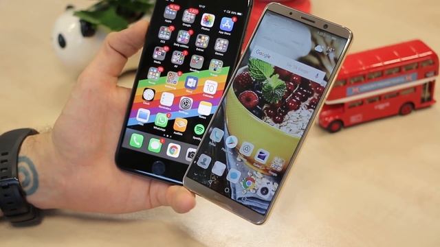 Huawei Mate 10 Pro vs iPhone 8 Plus смотреть онлайн