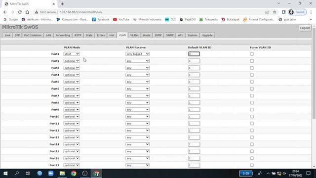 Cara Setting VLAN Pada Router Mikrotik dan Cloud Smart Switch - CSS326-24G-2S+RM - Are arm смотреть онлайн