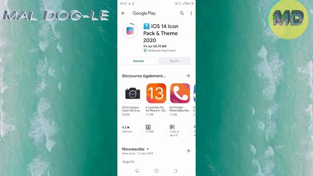 Comment avoir launcher IOS 14 sur Android смотреть онлайн
