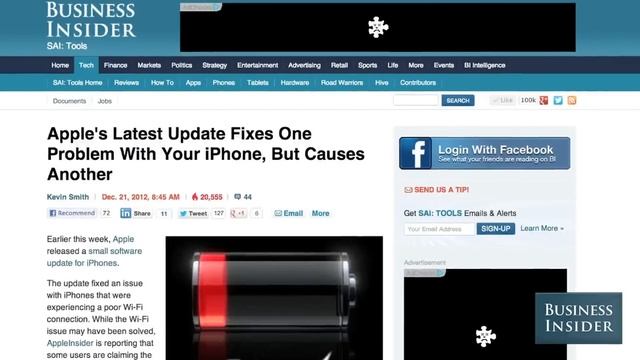 iPhone 5 Battery Life Sucks - Business Insider смотреть онлайн