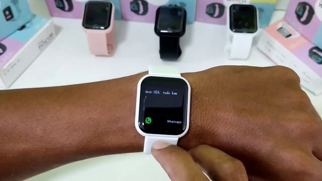 Relógio Smartwatch D20 Troca Foto Android E Ios Notificação смотреть онлайн