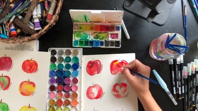 Apple Watercolor Part 1: Apple Varieties смотреть онлайн