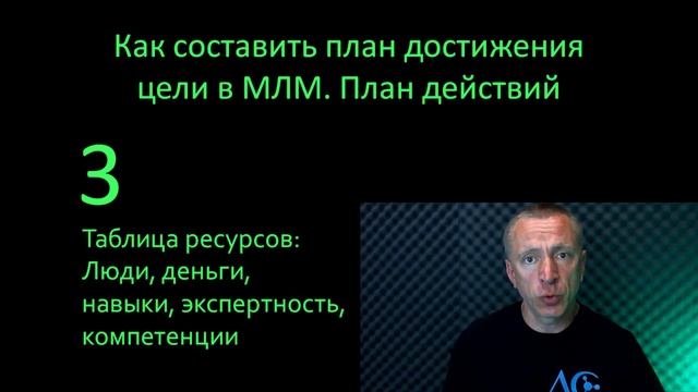 Как составить план достижения цели в МЛМ. План действий. смотреть онлайн