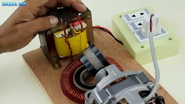 Free Electricity Generator 220V Motor Copper Coil 6KW Self-running Transformer Generator Experiment