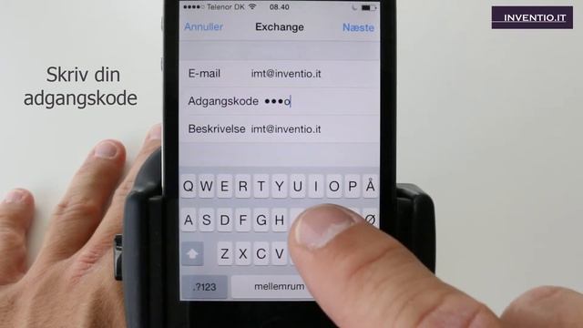 Opsætning af Microsoft Exchange mail konto på iPhone смотреть онлайн