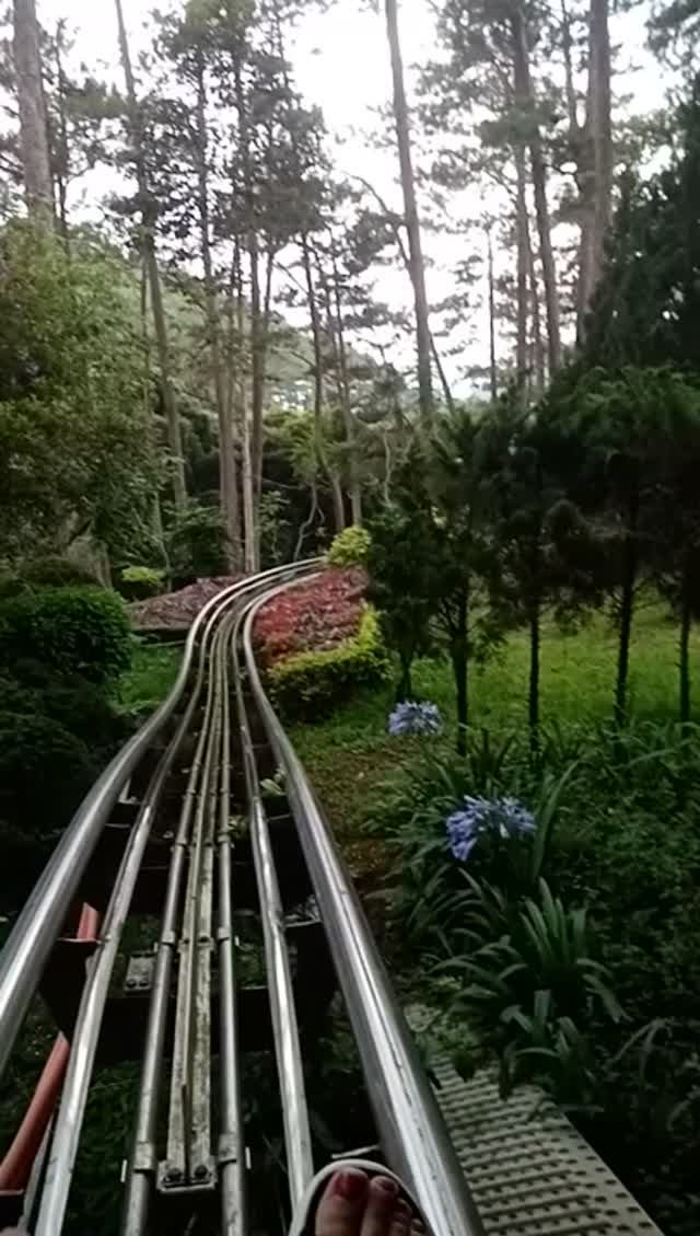 Вьетнам. Май 2024. Спуск на санках к водопаду. смотреть онлайн