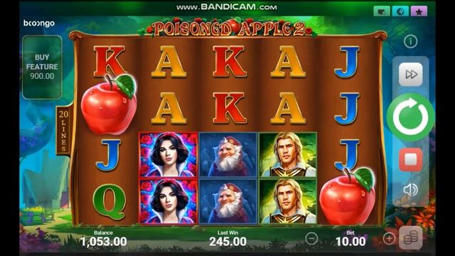 POISONED APPLE 2 - Booongo slots смотреть онлайн