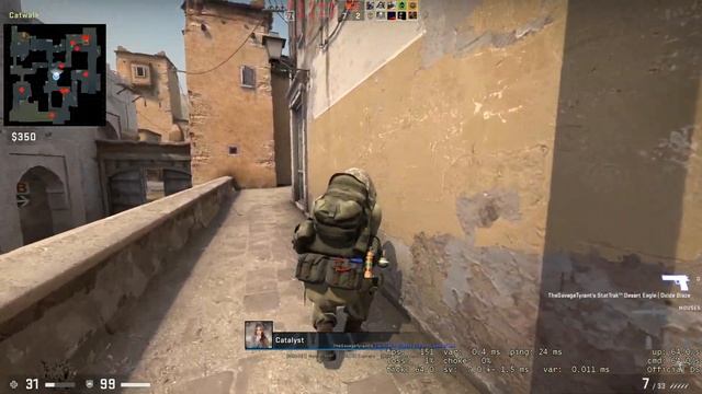 Funny CS:GO - Scared CT Running For His Life [Dust2] смотреть онлайн