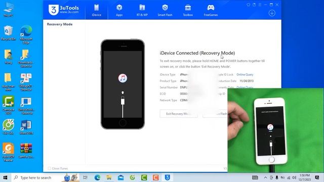 How to enter RECOVERY mode and DFU mode iPhone 5s смотреть онлайн