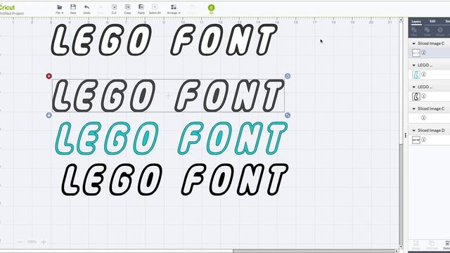 Cricut Design Space - My Lego Font Won't Flatten Properly смотреть онлайн
