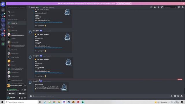 BOT DISCORD CS:GO 1V1 MATCHMAKING смотреть онлайн