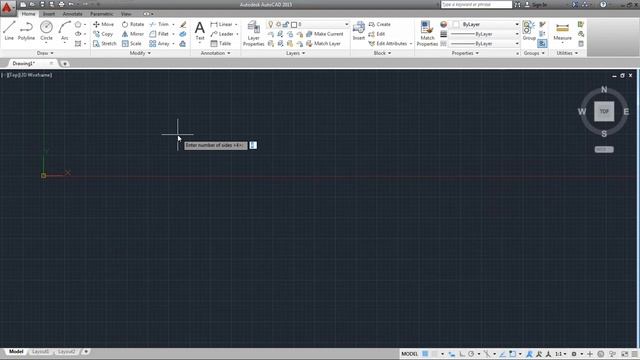 AutoCAD Gujarati: 11  Rectangle Polygone