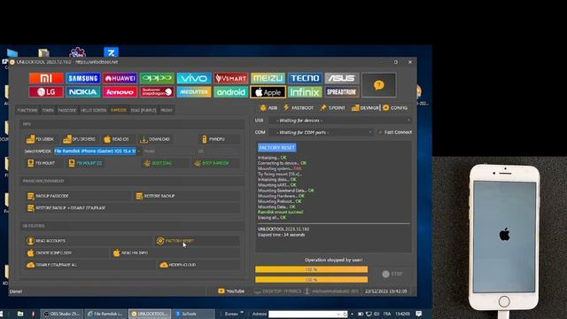 Fix iPhone 7 & 7 Plus Passcode Disabled Ramdisk Bypass iOS 15.8 With UnlockTool. EASY METHOD смотреть онлайн