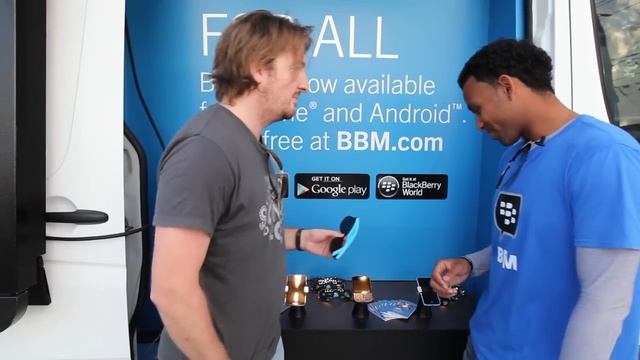 Checking out the BBM For All Tour Van in South Beach! смотреть онлайн