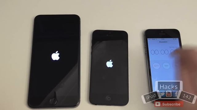 iPhone 6 Plus vs iPhone 5 Boot Speed Test смотреть онлайн