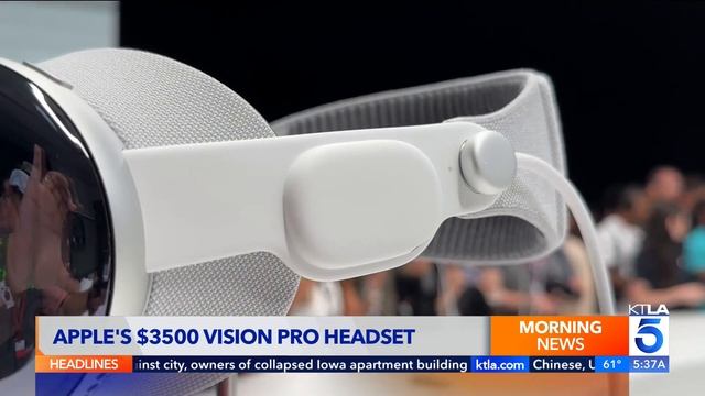 First look at Apple's $3500 Vision Pro Headset смотреть онлайн