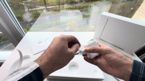 2024 Apple Macbook Air M3 13" Silver ASMR Unboxing #apple #macbook #m3 #asmr