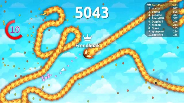 Insane Instant 20000 Score Teleport Animation / Snake.io смотреть онлайн