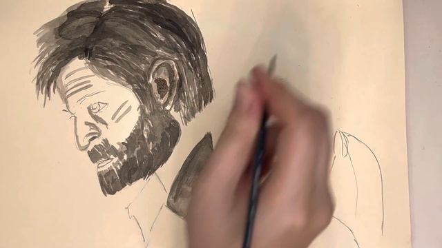 "The last of us" и "Winsor and Newton" Скетч и красивая музычка смотреть онлайн