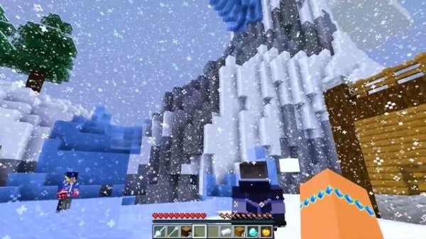 Playing as an ICE GODDESS in Minecraft!